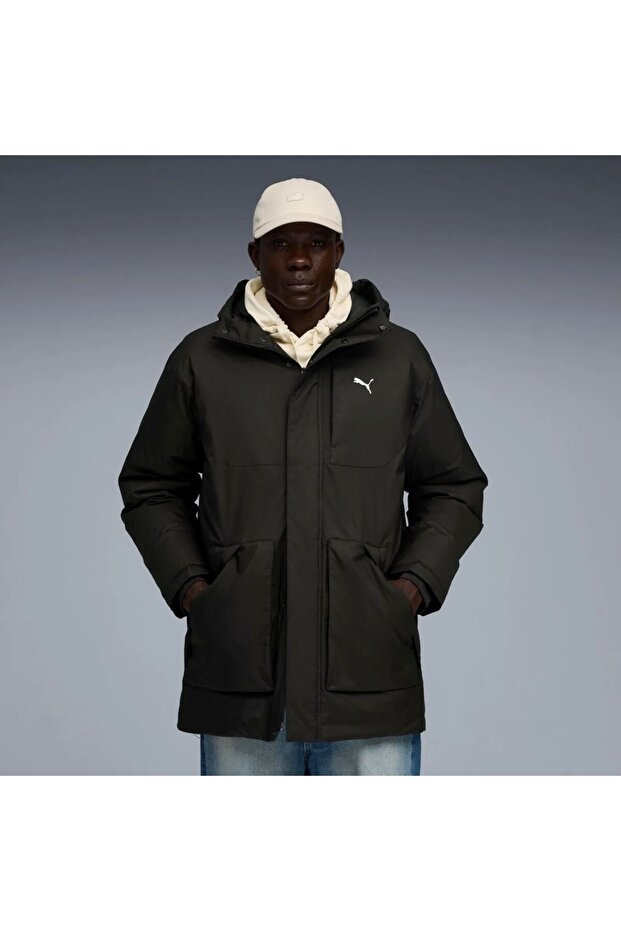 Protective Hooded down Parka - 1