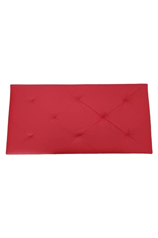 Foldable storage ottoman, Red - 2