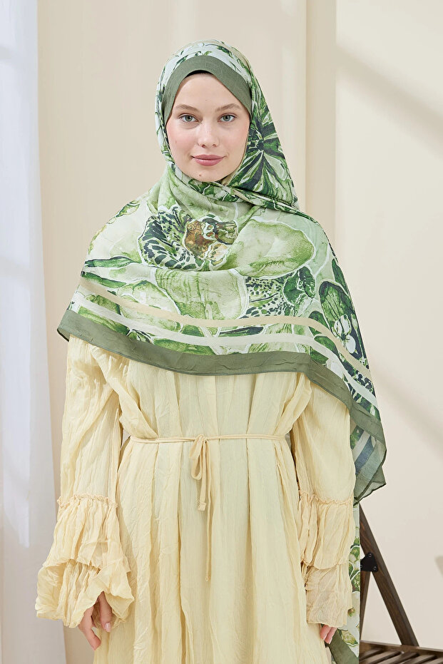 Lipa Desen Bambu Nefes Alan Doğal Lifli Yumuşak Dokulu Terletmeyen Kayma Yapmayan Şal - 4