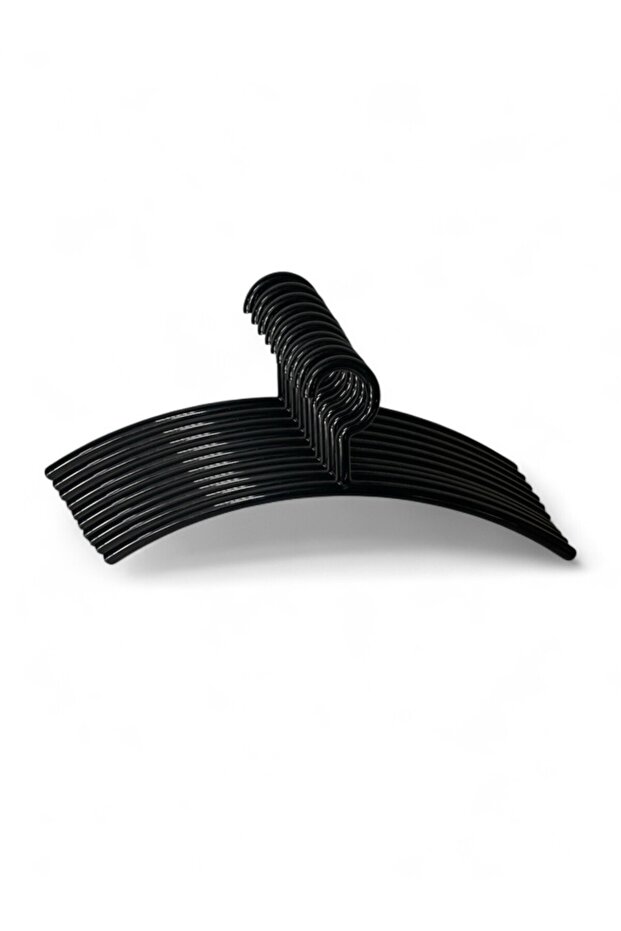 10'lu Siyah Kalın Askılık - 1