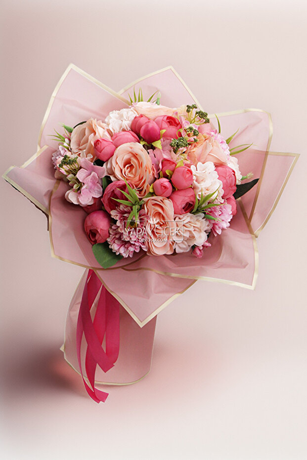 Fuchsia Seraphine Artificial Gift Bouquet Engagement Proposal Flower