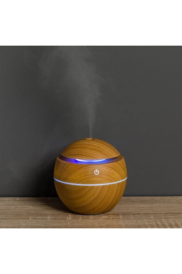 Aromatherapy Diffuser, Spherical, Multicolor LED, 130ml, USB - 1