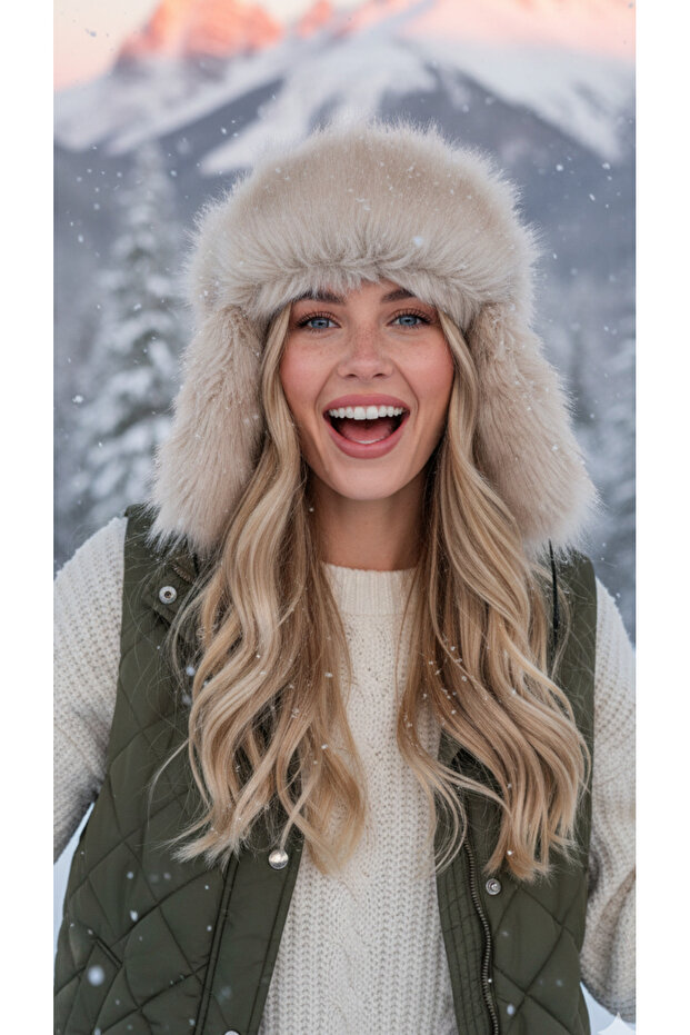 قبعة IceQueen Hat النسائية المصنوعة من القطيفة