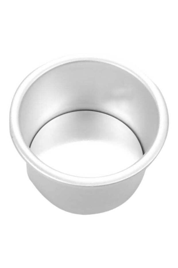 Round Shape Cake Baking Pan Silver 16.8x16.8x7.5cm