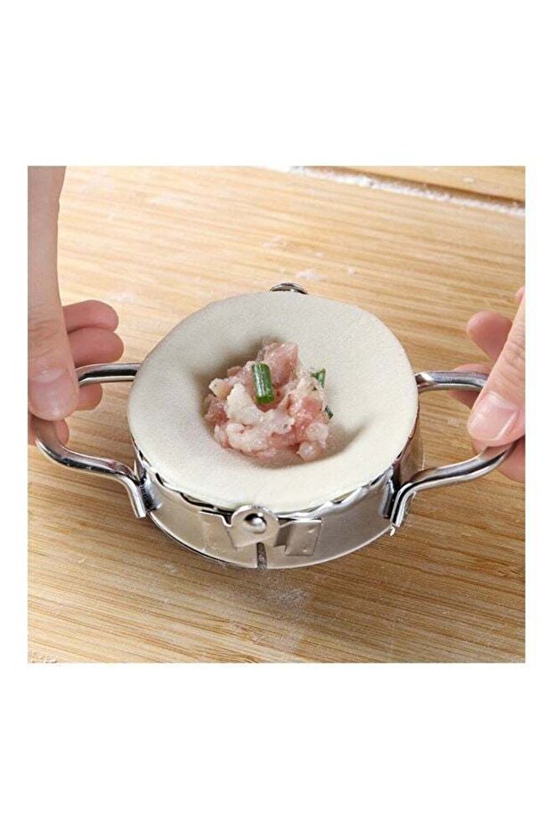 Stainless Steel Dumpling Maker Silver 11x5.5x8.8cm
