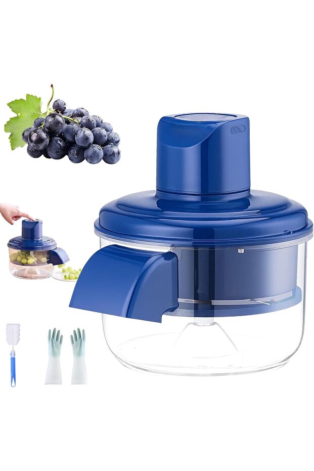 Electric Grape & Small Fruit Peeling Machine, Automatic Rechargeable Garlic Peeler (1 pcs)