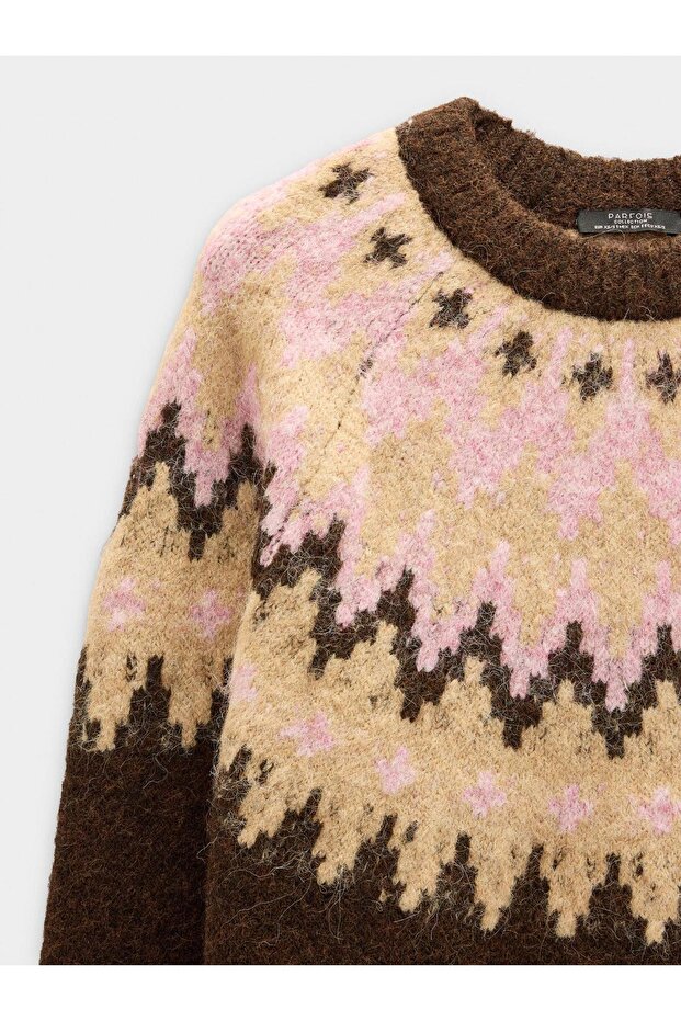 Jakarlı Örme Kazak - 7