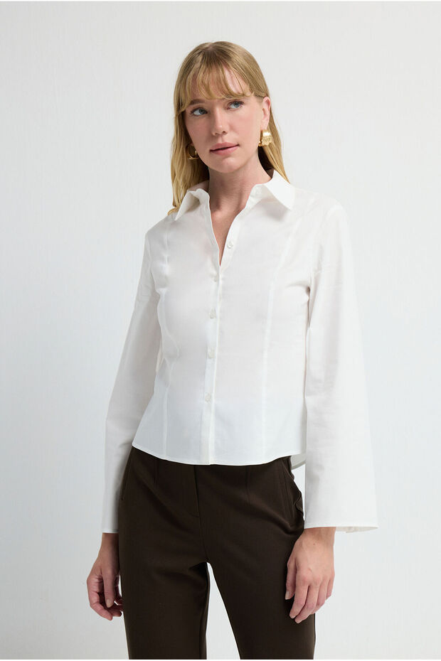 Fit Poplin Gömlek - 4