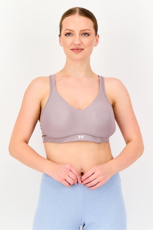 Women Sportswear Fit Padded Training Sport Bra, Mauve