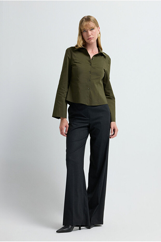 Fit Poplin Gömlek - 3