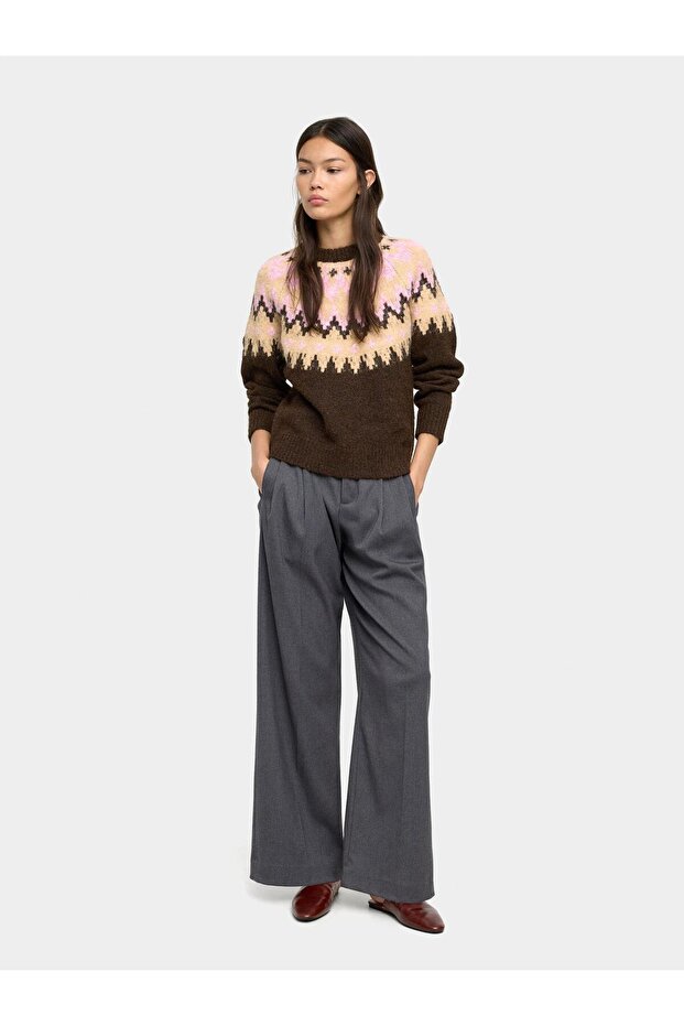 Jakarlı Örme Kazak - 4