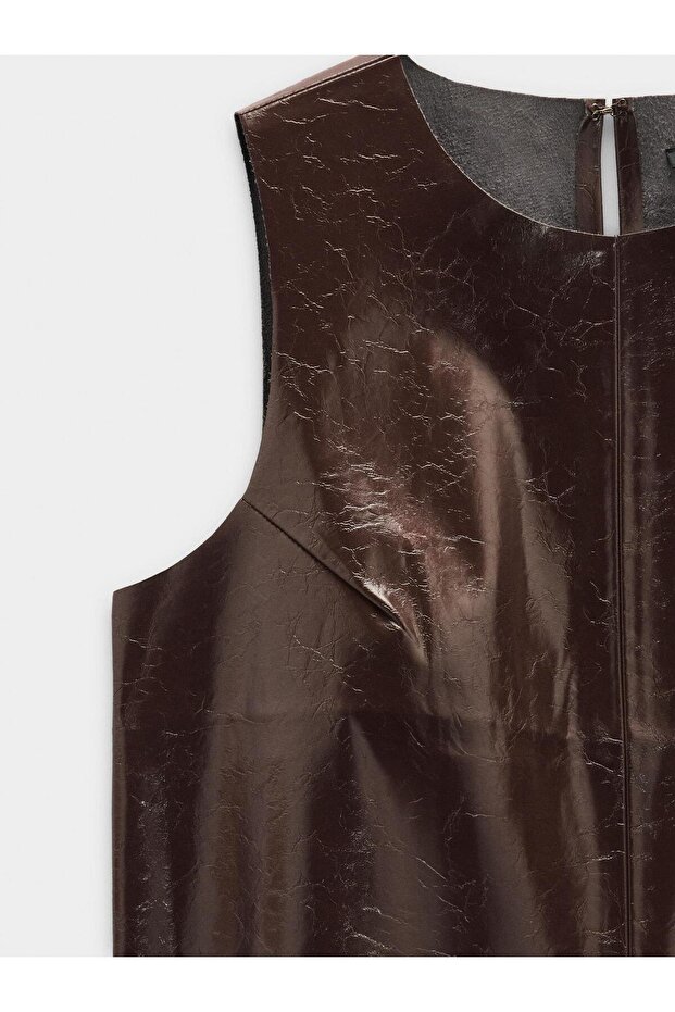 Deri Efektli Üst - 7