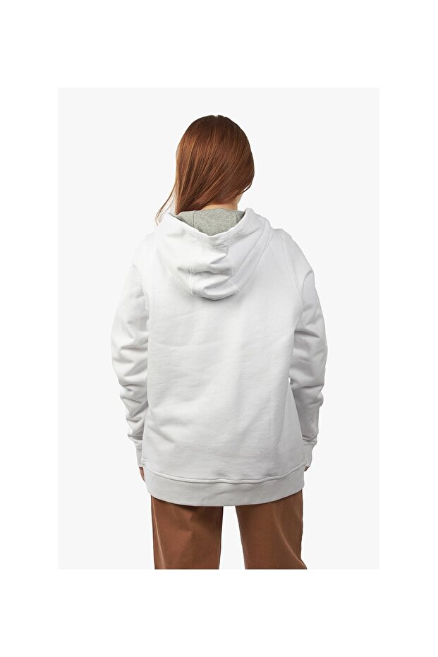W Logo Kapişonlu Kadın Hoodie Sweatshirt - 3