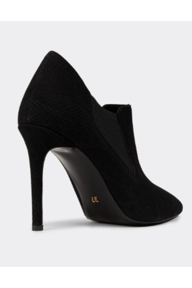 İnce Topuk SivriBurun Şık Botie Zarif Ayakkabı - 3