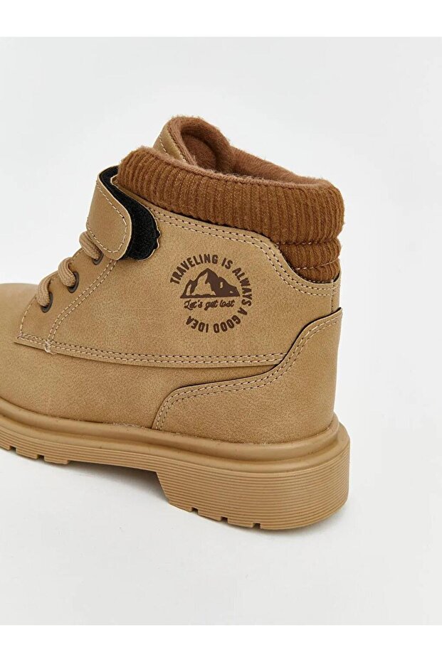 Bağcık Ve Cırt Cırtlı Erkek Çocuk Bot (W5) - 5