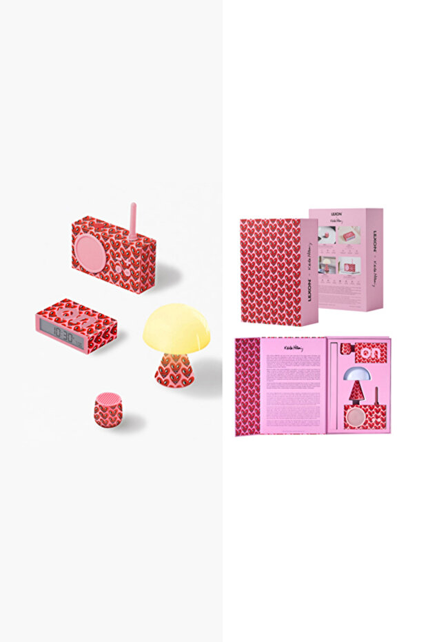 Gift Set- Heart (Mino+ Speaker, Mina M LED Lamp, Flip+ Alarm Clock, & Tykho 3 Fm Radio & Speaker)
