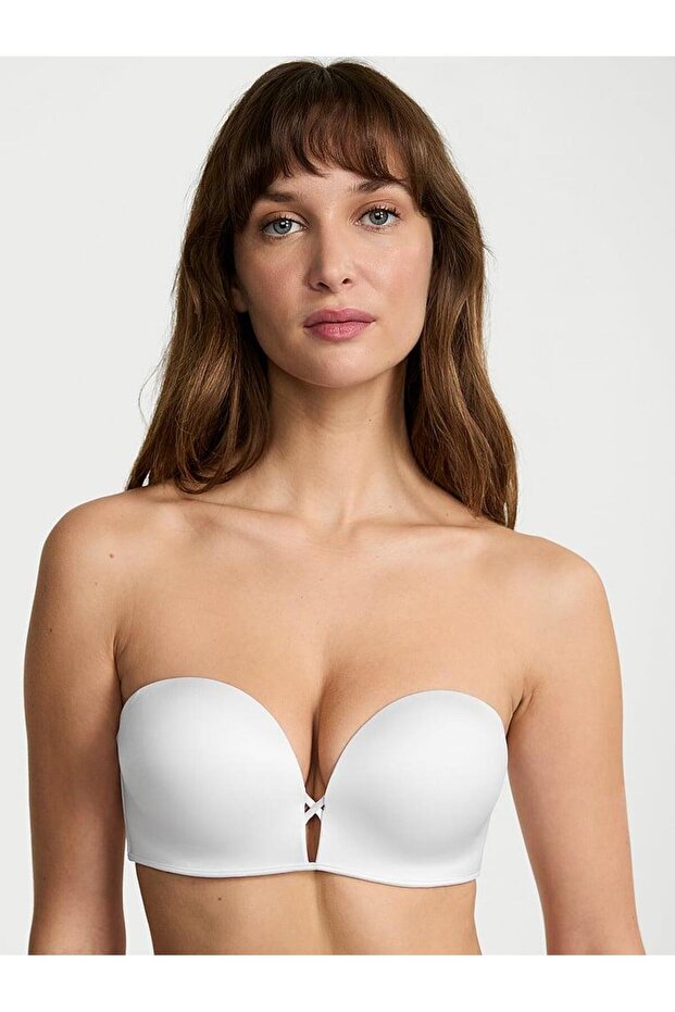 Bombshell Two Sizes Larger Showing Push-Up Strapless Bra - 1
