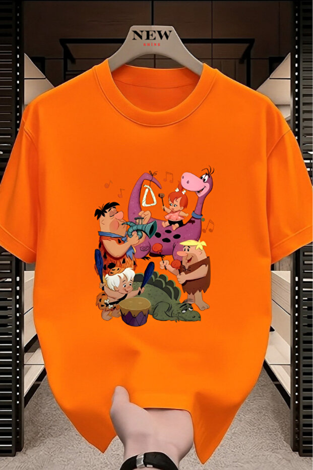 Çakmaktaş Family Printed Unisex Oversized T-Shirt