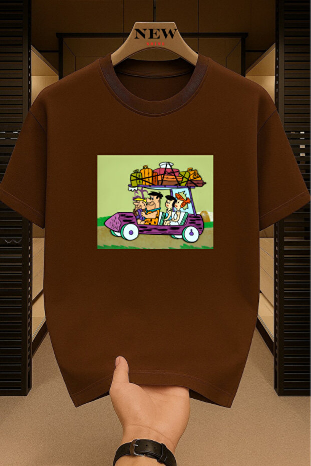 Çakmaktaş Family Printed Unisex Oversized T-Shirt