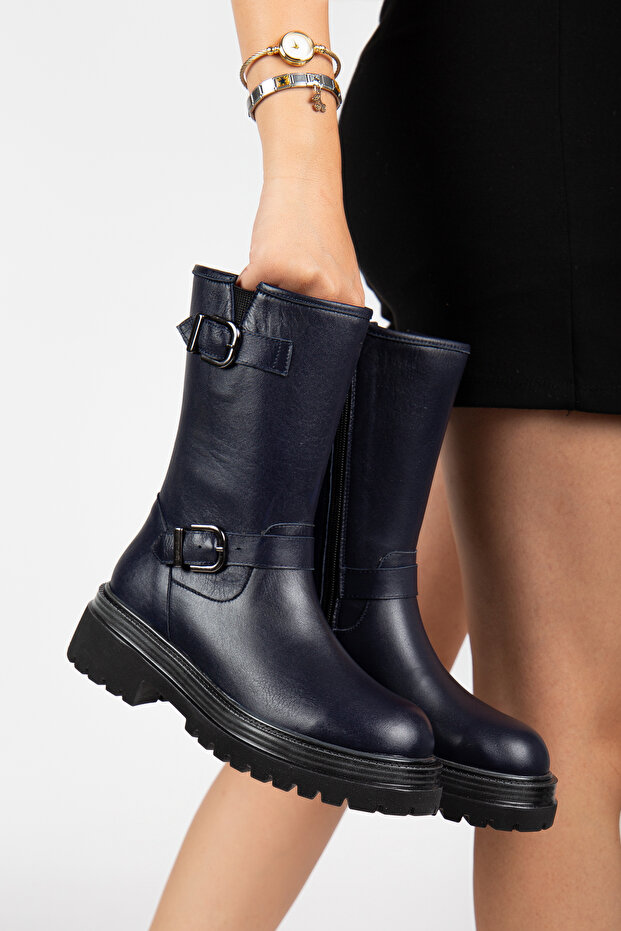 Genuine Leather Women's Winter Boots from Size 35 to Size 41-42-43