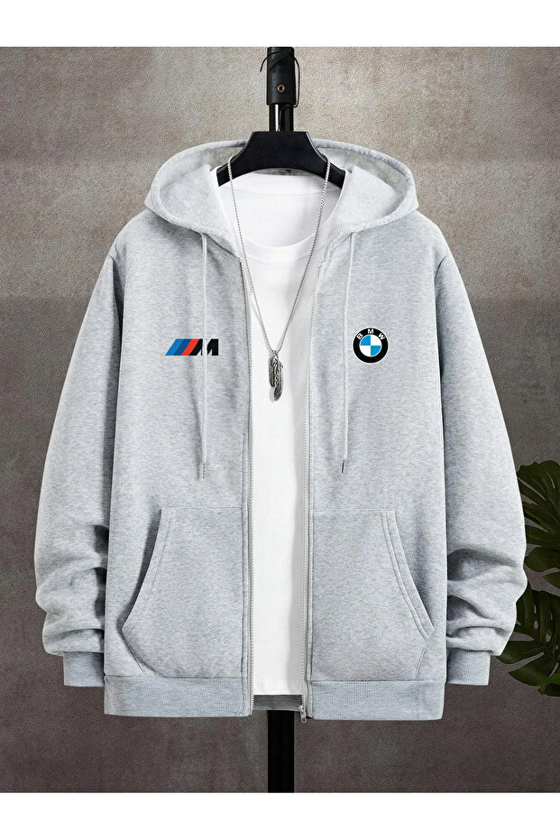 جاكيت BMW M بسحاب عادي
