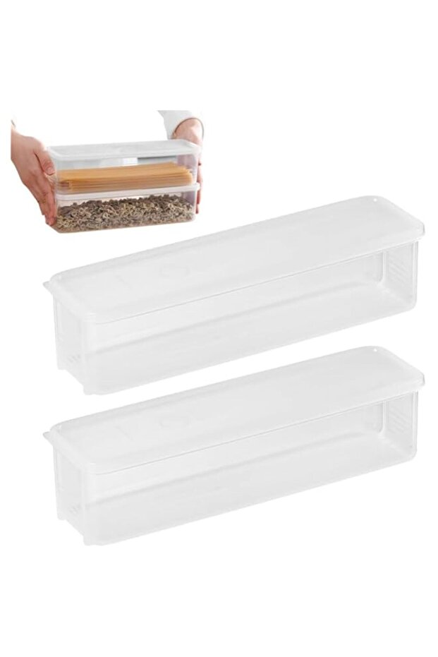 Food Storage Containers, Airtight Stackable Durable BPA-Free Crisper Boxes with Lids, Fresh-Keeping - 1