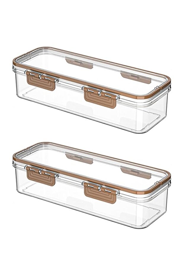 Tazweeq Pasta Container, Portable Versatile Food Storage Box for Vegetables and Fruits, Airtight Se - 1