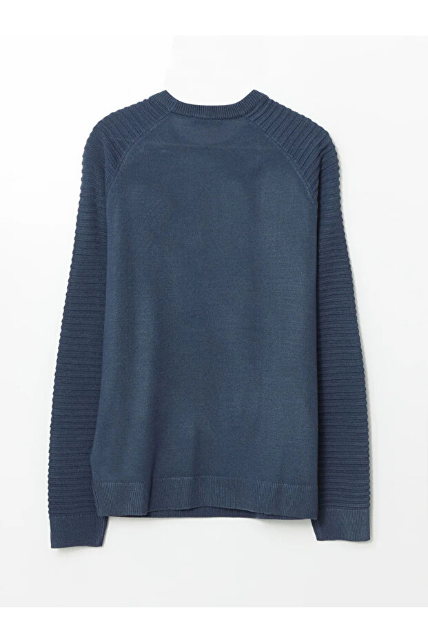 Bisiklet Yaka Erkek Triko Kazak - 2