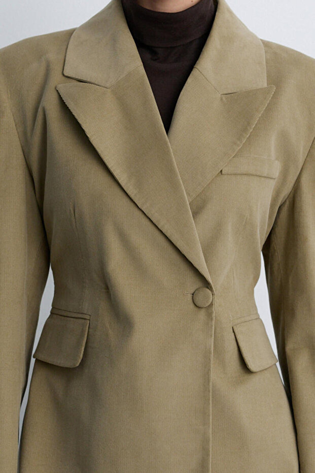 KUM KADİFE BLAZER - 6