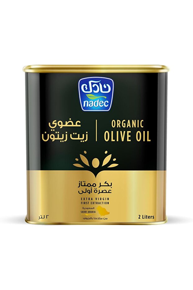 زيت زيتون بكر ممتاز عضوي، 2 لتر