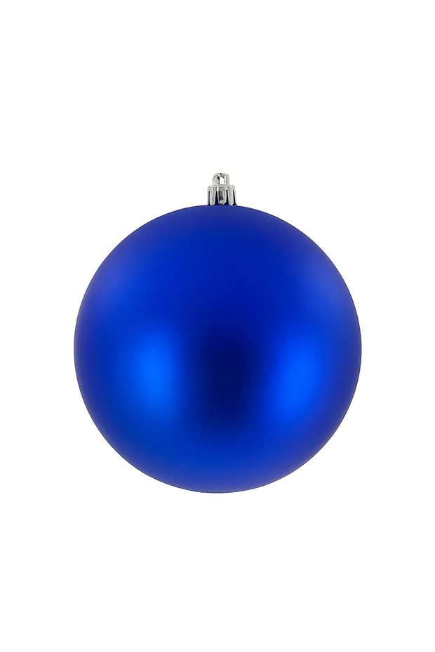 Baubles Matt Blue 12cm 2Pcs/PVC Box