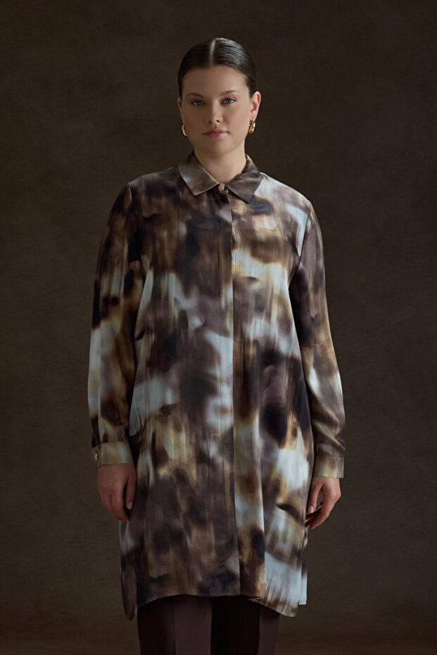 Desenli Viscon Tunik - 2