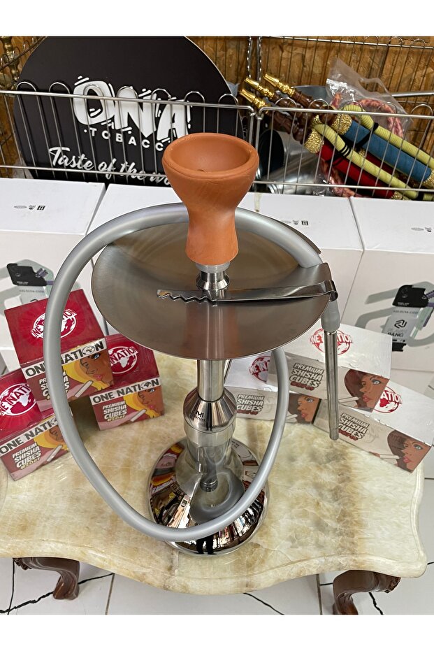 ÇELİK NARGİLE TAKIMI TİSAR - 3