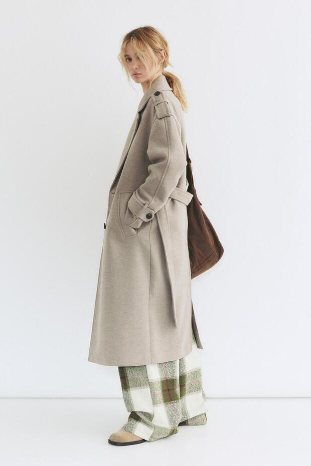 Kumaş trençkot - 4