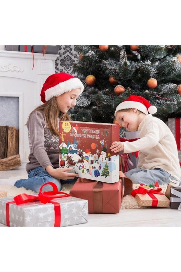 Calendar Advent Jucării Fidget, Flippy, Model Craciun, Multicolor - 4