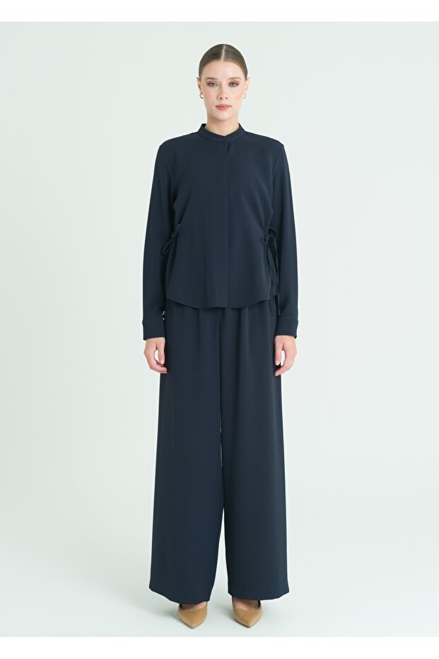 Bel Ayarlamalı Bluz - 7