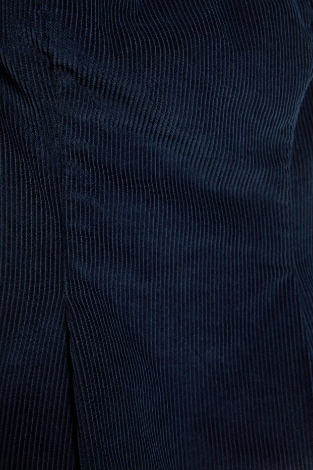 Kadife straplez top - 8