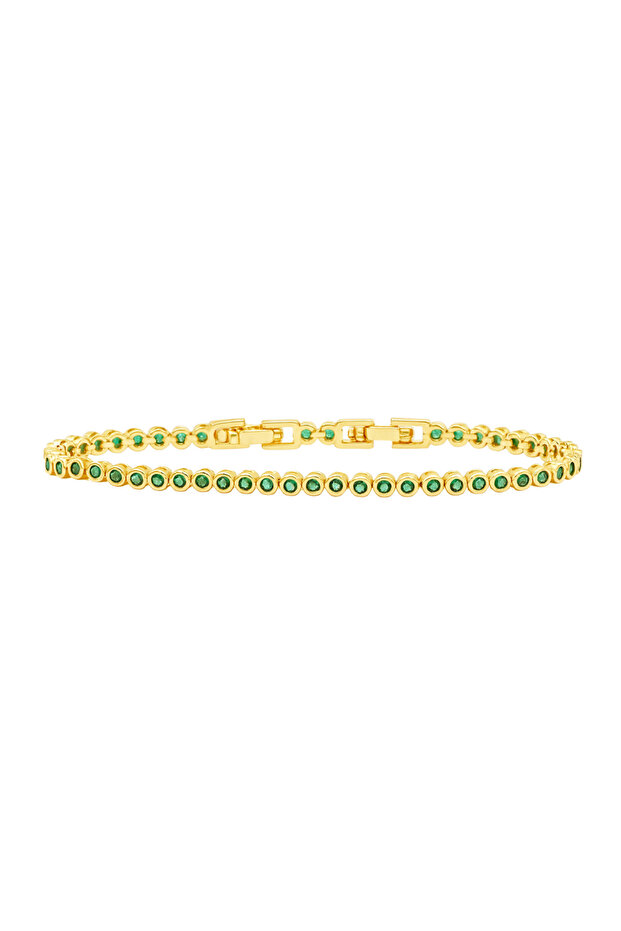 Green Stone Waterway Bracelet