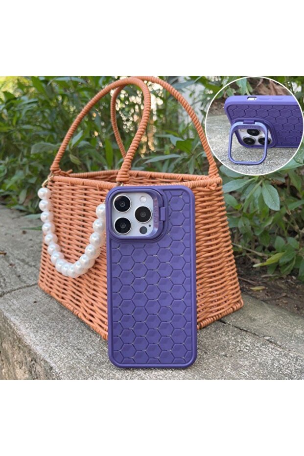 TPU Protective Case for iPhone 14 Plus — 3D Cube with Ring Camera Protector, Shockproof, Pu - 2