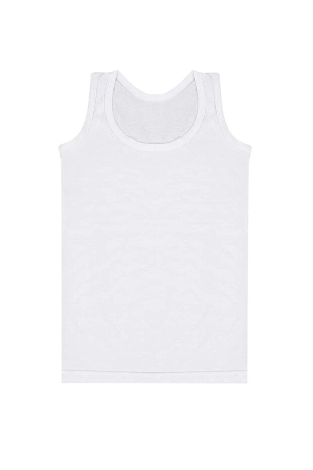 قميص داخلي قطني ممشط للأولاد مكون من 3 قطع - 2