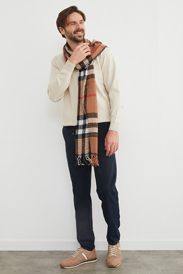 Patterned Soft Textured Scarf - 3