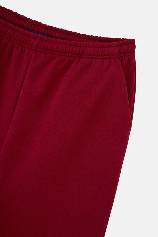 Ανδρικό παντελόνι Basic Soft Touch - Βουργουνδία - 2