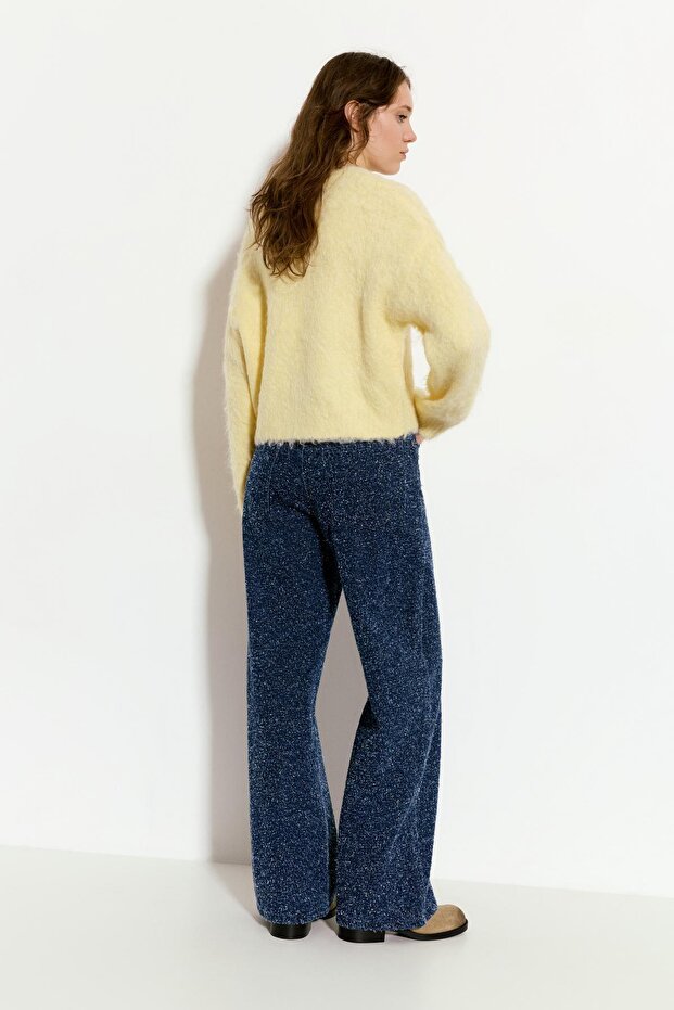 Düğmeli yumuşak örgü hırka - 4