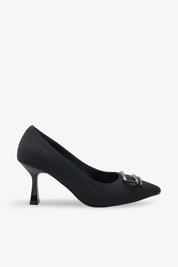Velmira Buckle Thick Heeled Classic Shoes