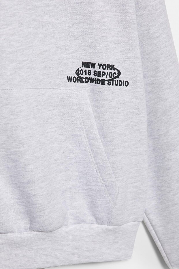 Street Unit Kapüşonlu Sweatshirt - 5