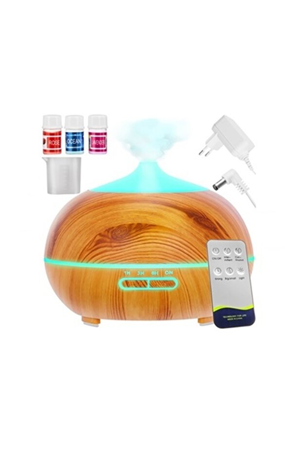 Ultrasonic Aromatherapy Diffuser Light Brown - 2