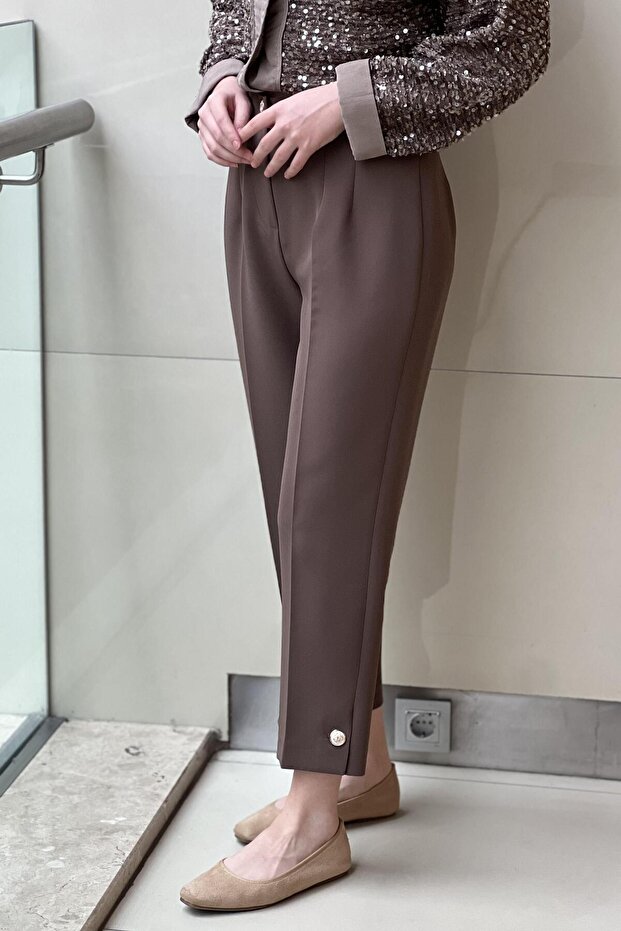 Sentez Paradise Paça Pensli Pantolon - 4