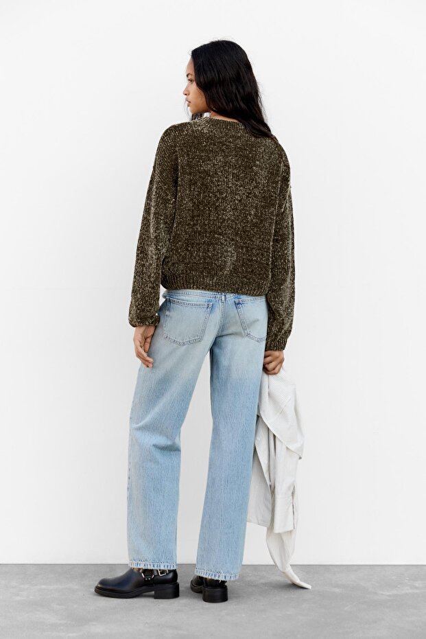 Oversize şönil kazak - 3