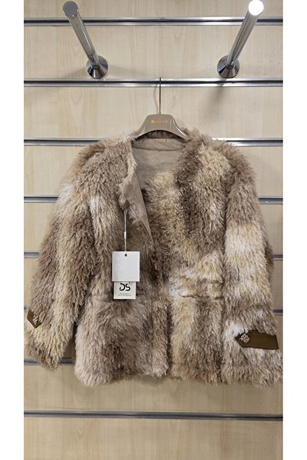 Batik Desen Kürk Mont - 1