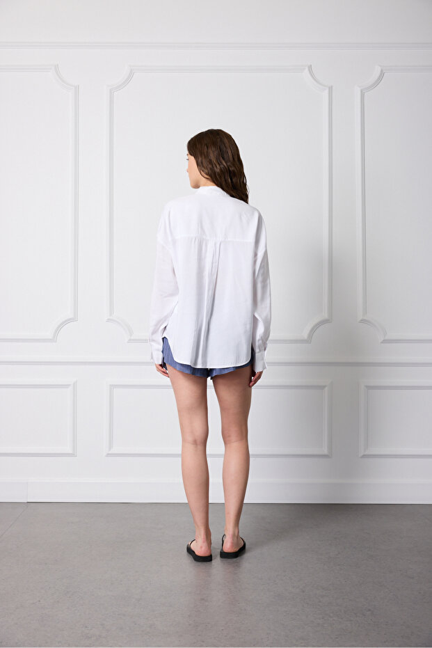 Oversize Gömlek - 4